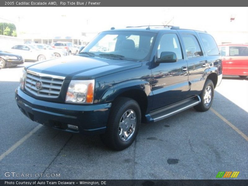 Rip Tide Blue / Pewter 2005 Cadillac Escalade AWD