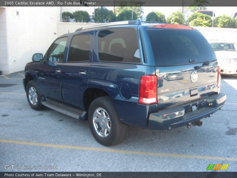 Rip Tide Blue / Pewter 2005 Cadillac Escalade AWD