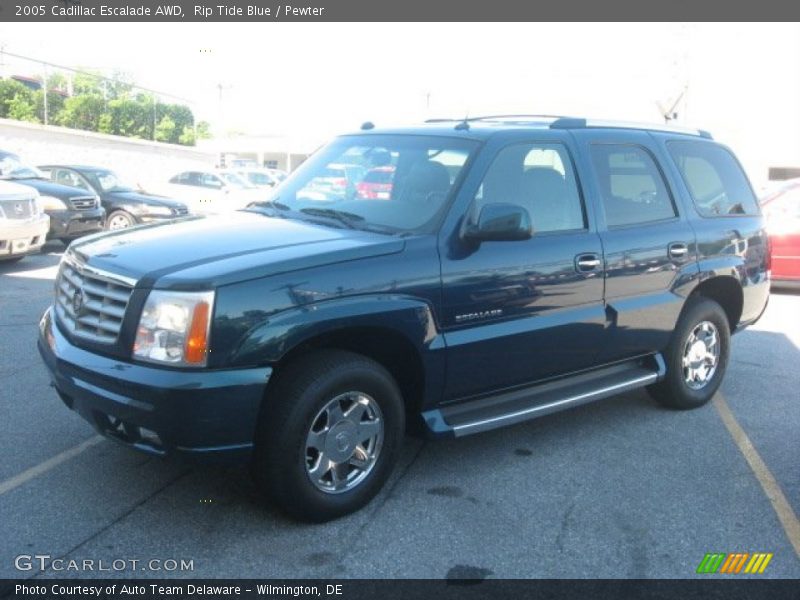 Rip Tide Blue / Pewter 2005 Cadillac Escalade AWD