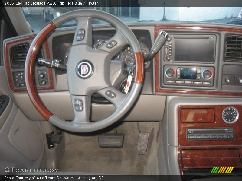 Rip Tide Blue / Pewter 2005 Cadillac Escalade AWD