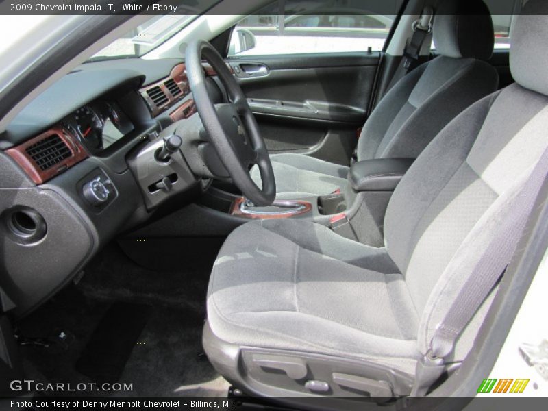 White / Ebony 2009 Chevrolet Impala LT