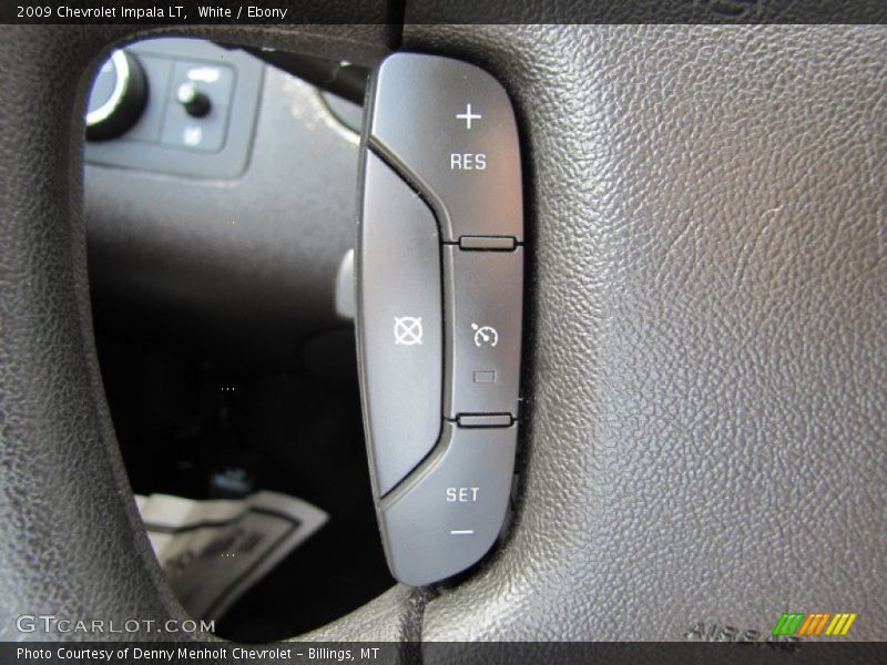 White / Ebony 2009 Chevrolet Impala LT