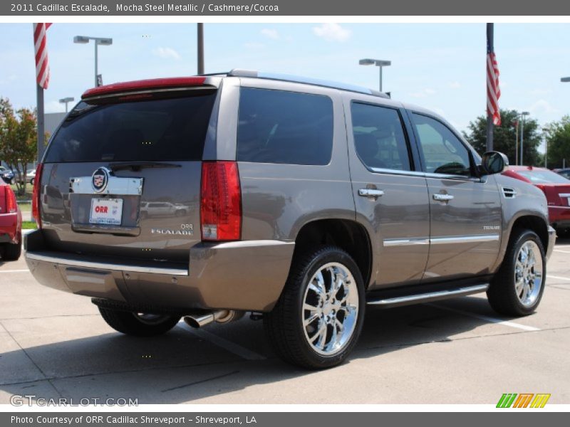 Mocha Steel Metallic / Cashmere/Cocoa 2011 Cadillac Escalade