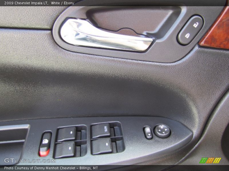 White / Ebony 2009 Chevrolet Impala LT