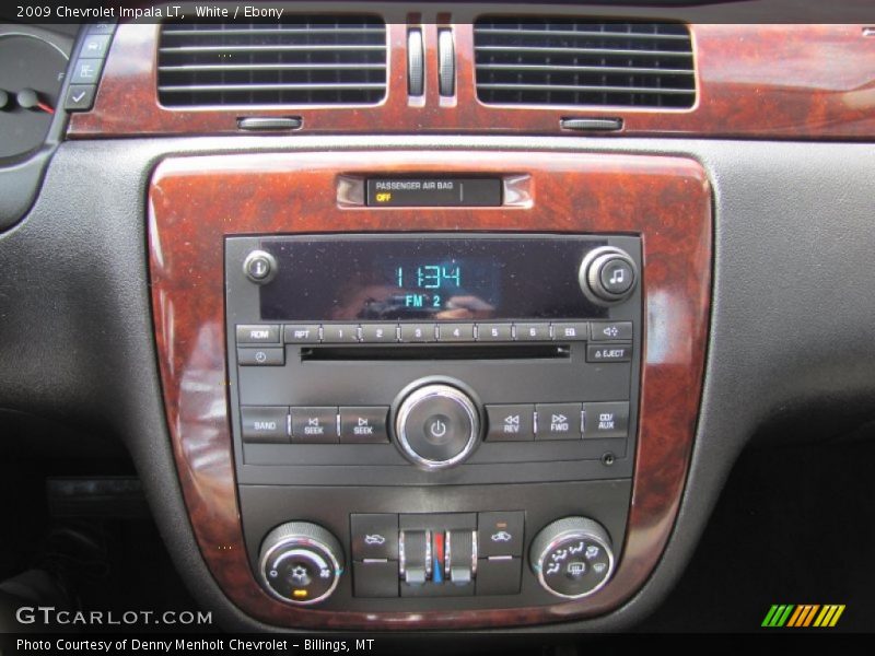 White / Ebony 2009 Chevrolet Impala LT