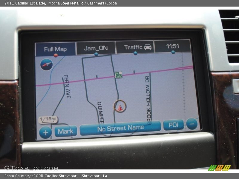 Navigation of 2011 Escalade 