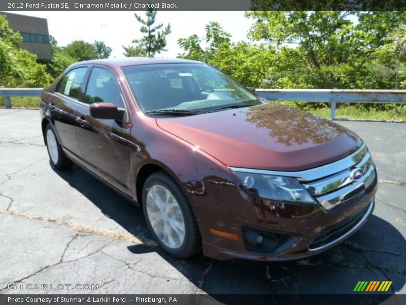 Cinnamon Metallic / Charcoal Black 2012 Ford Fusion SE