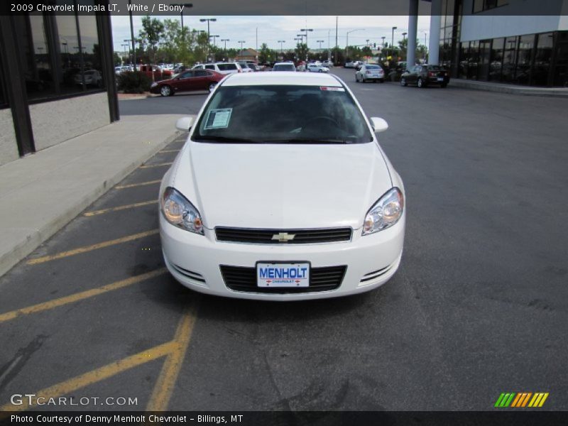 White / Ebony 2009 Chevrolet Impala LT