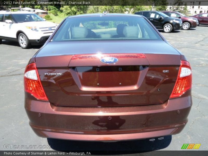 Cinnamon Metallic / Charcoal Black 2012 Ford Fusion SE