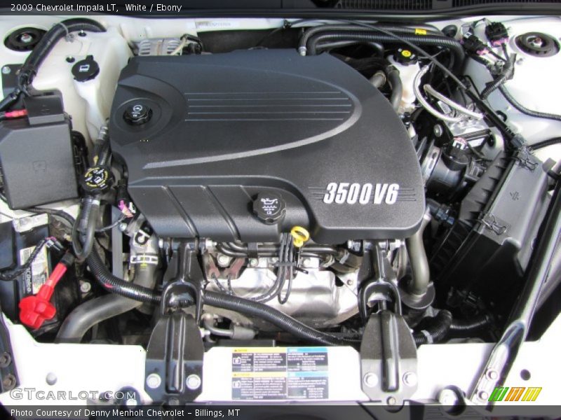 White / Ebony 2009 Chevrolet Impala LT