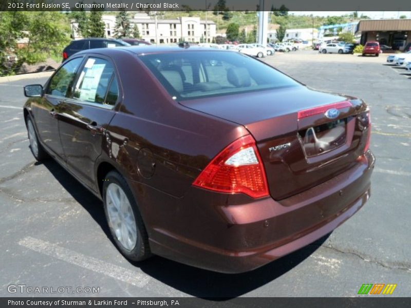 Cinnamon Metallic / Charcoal Black 2012 Ford Fusion SE