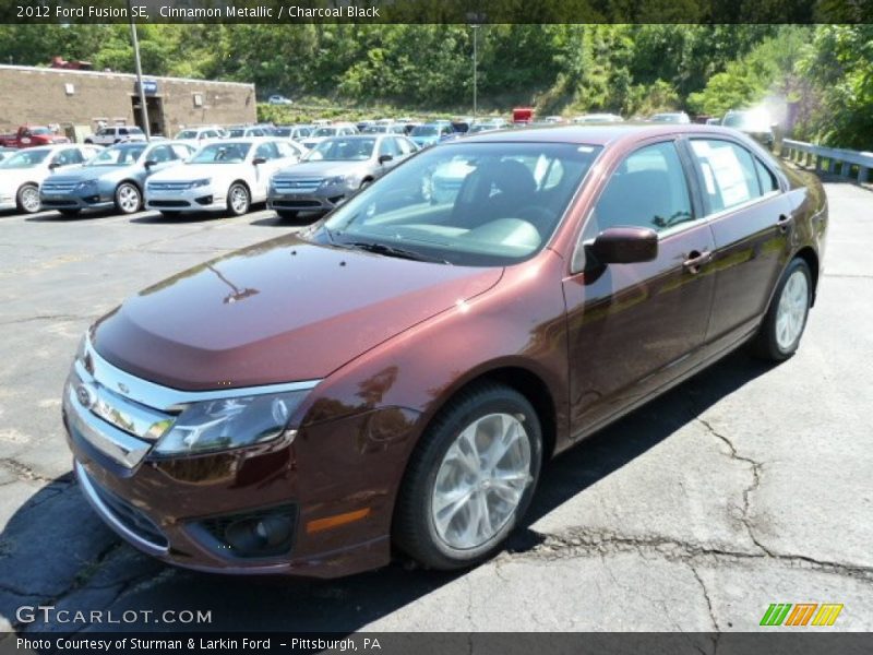 Cinnamon Metallic / Charcoal Black 2012 Ford Fusion SE