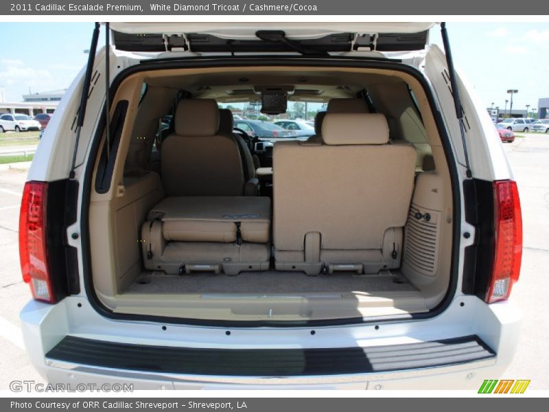 White Diamond Tricoat / Cashmere/Cocoa 2011 Cadillac Escalade Premium