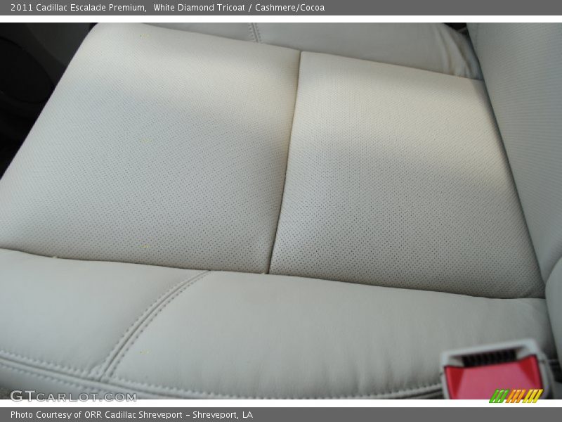 White Diamond Tricoat / Cashmere/Cocoa 2011 Cadillac Escalade Premium