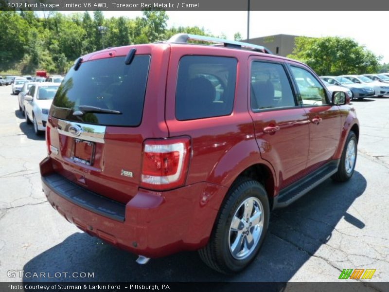 Toreador Red Metallic / Camel 2012 Ford Escape Limited V6 4WD