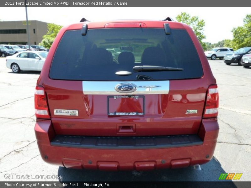 Toreador Red Metallic / Camel 2012 Ford Escape Limited V6 4WD