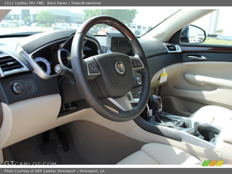 Black Raven / Shale/Brownstone 2011 Cadillac SRX FWD