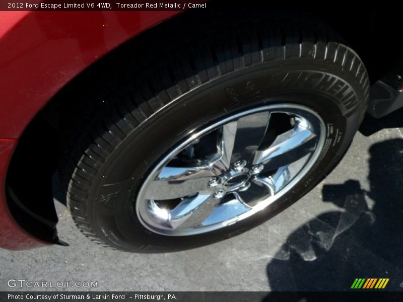 Toreador Red Metallic / Camel 2012 Ford Escape Limited V6 4WD