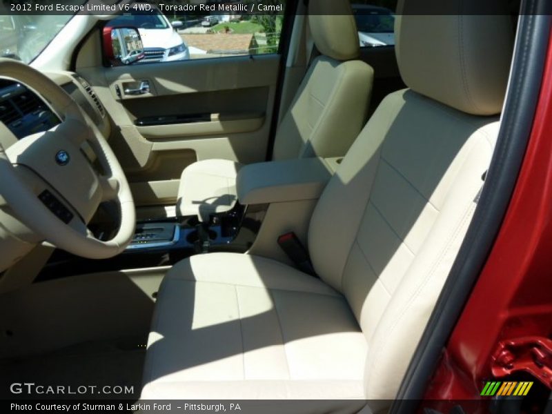 Toreador Red Metallic / Camel 2012 Ford Escape Limited V6 4WD