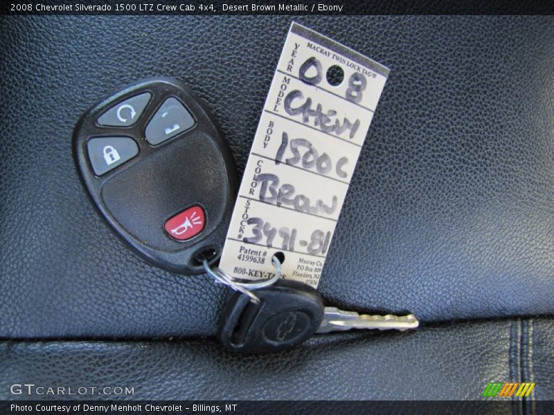 Keys of 2008 Silverado 1500 LTZ Crew Cab 4x4