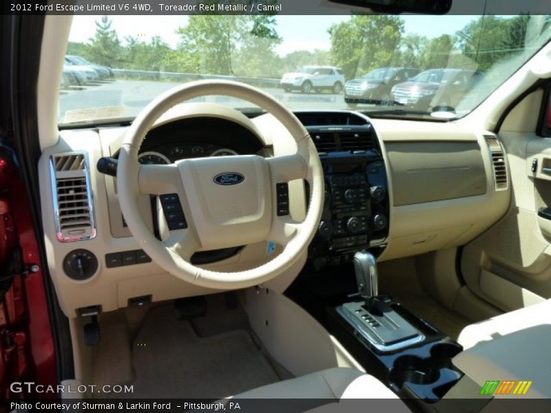 Toreador Red Metallic / Camel 2012 Ford Escape Limited V6 4WD