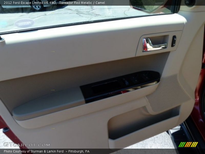 Toreador Red Metallic / Camel 2012 Ford Escape Limited V6 4WD