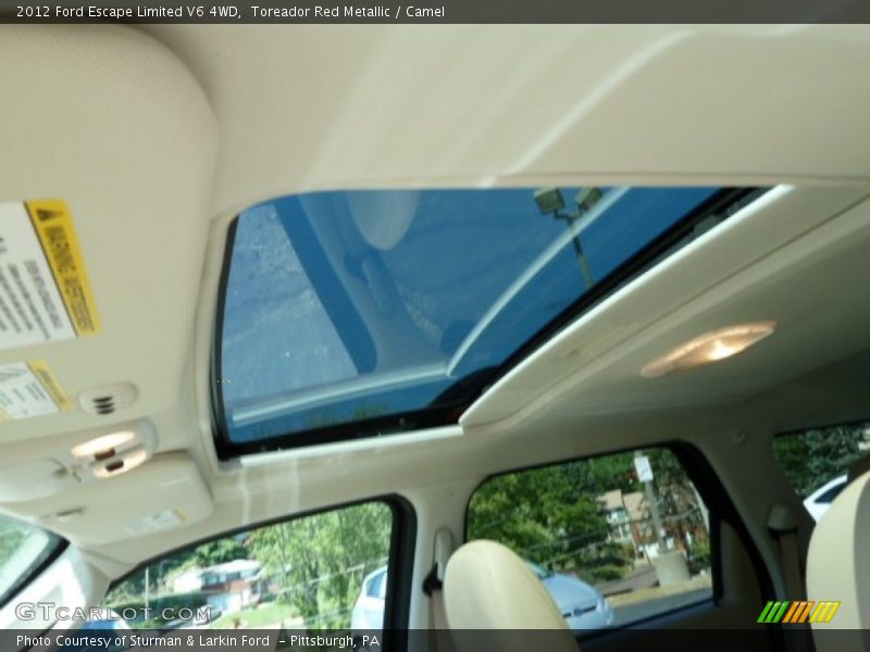 Toreador Red Metallic / Camel 2012 Ford Escape Limited V6 4WD