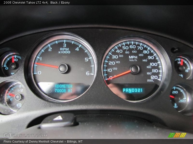  2008 Tahoe LTZ 4x4 LTZ 4x4 Gauges