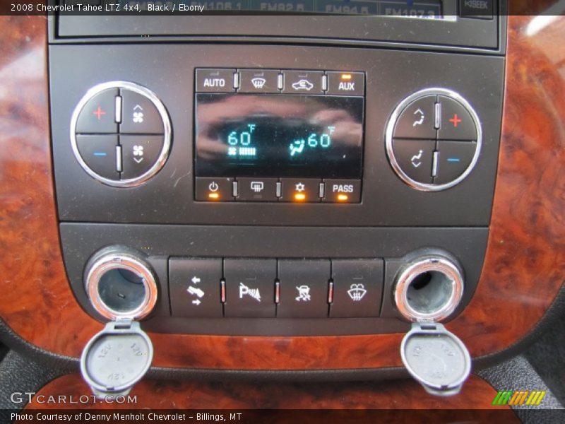 Controls of 2008 Tahoe LTZ 4x4