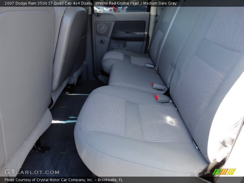 Inferno Red Crystal Pearl / Medium Slate Gray 2007 Dodge Ram 3500 ST Quad Cab 4x4 Dually