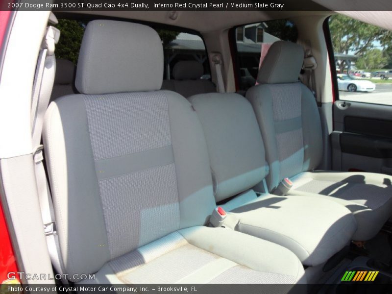 Inferno Red Crystal Pearl / Medium Slate Gray 2007 Dodge Ram 3500 ST Quad Cab 4x4 Dually