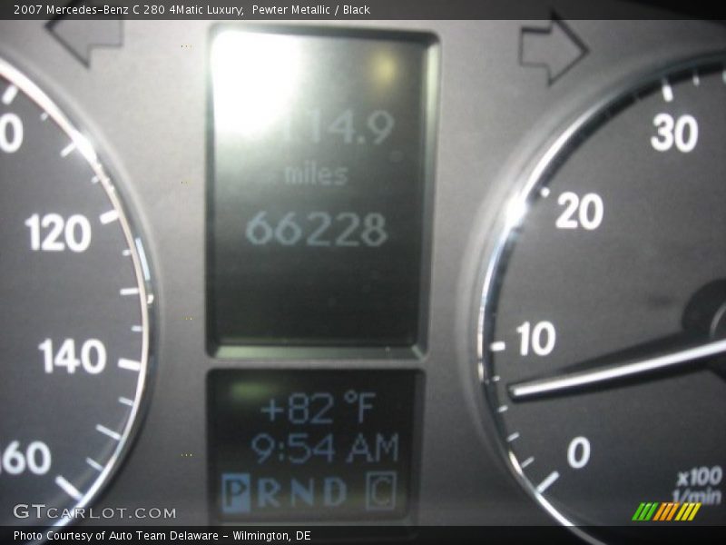 Pewter Metallic / Black 2007 Mercedes-Benz C 280 4Matic Luxury
