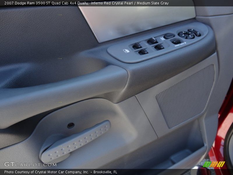 Inferno Red Crystal Pearl / Medium Slate Gray 2007 Dodge Ram 3500 ST Quad Cab 4x4 Dually