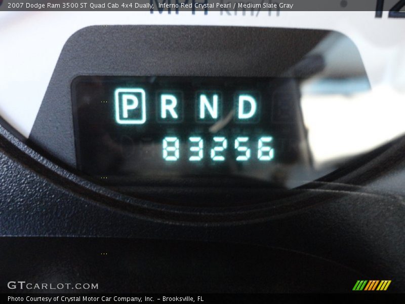 Inferno Red Crystal Pearl / Medium Slate Gray 2007 Dodge Ram 3500 ST Quad Cab 4x4 Dually