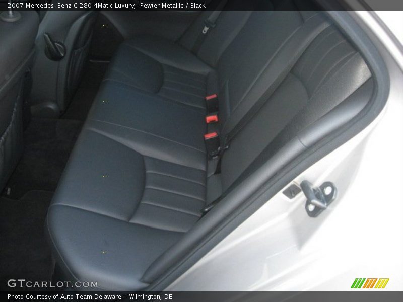 Pewter Metallic / Black 2007 Mercedes-Benz C 280 4Matic Luxury