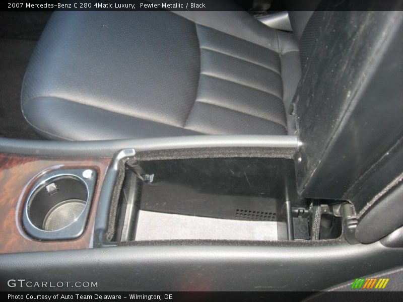 Pewter Metallic / Black 2007 Mercedes-Benz C 280 4Matic Luxury