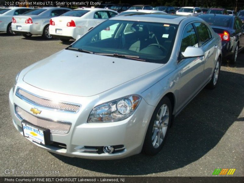 Silver Ice Metallic / Ebony 2012 Chevrolet Malibu LTZ
