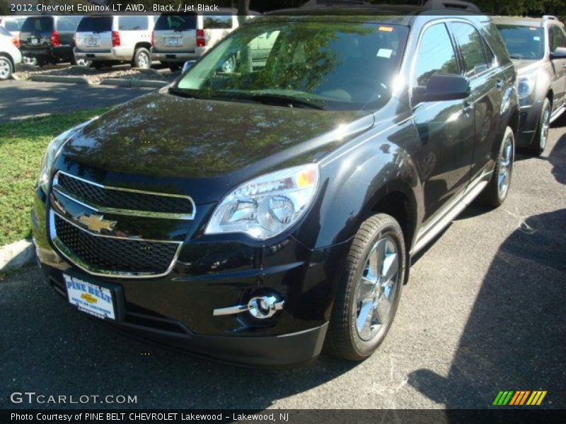 Black / Jet Black 2012 Chevrolet Equinox LT AWD