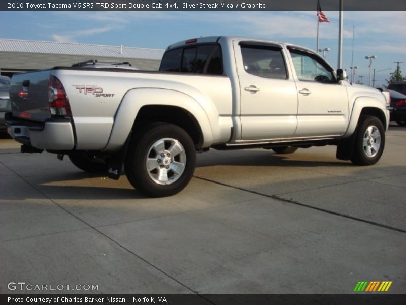 Silver Streak Mica / Graphite 2010 Toyota Tacoma V6 SR5 TRD Sport Double Cab 4x4