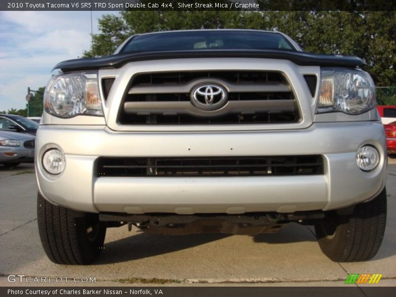 Silver Streak Mica / Graphite 2010 Toyota Tacoma V6 SR5 TRD Sport Double Cab 4x4