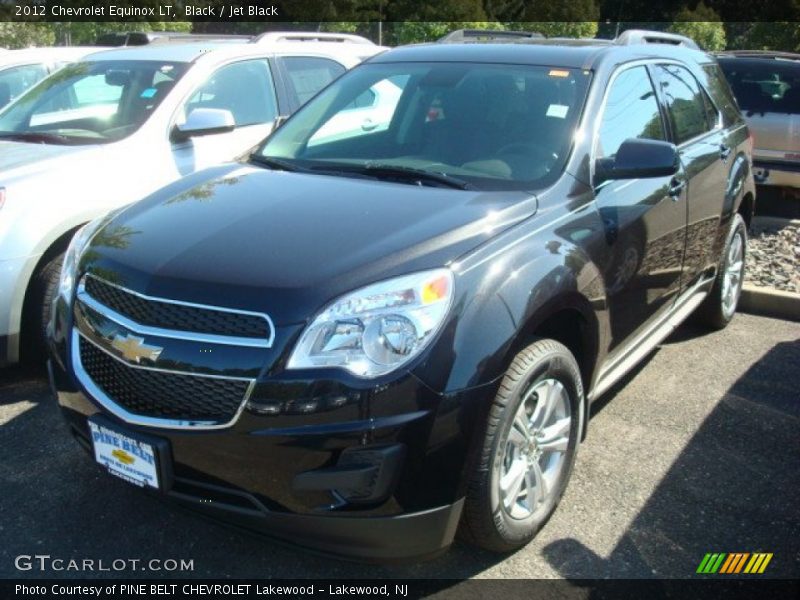 Black / Jet Black 2012 Chevrolet Equinox LT