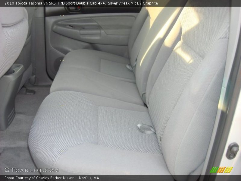 Silver Streak Mica / Graphite 2010 Toyota Tacoma V6 SR5 TRD Sport Double Cab 4x4
