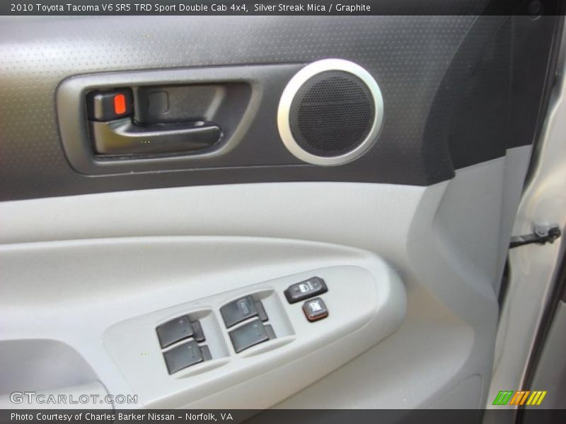 Silver Streak Mica / Graphite 2010 Toyota Tacoma V6 SR5 TRD Sport Double Cab 4x4