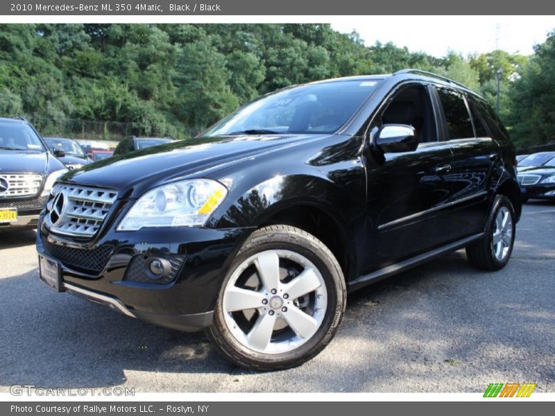 Black / Black 2010 Mercedes-Benz ML 350 4Matic