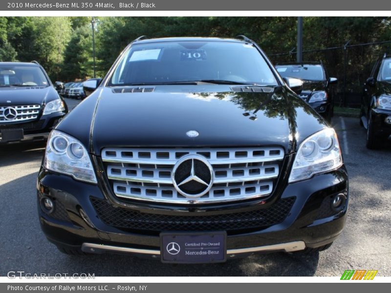 Black / Black 2010 Mercedes-Benz ML 350 4Matic