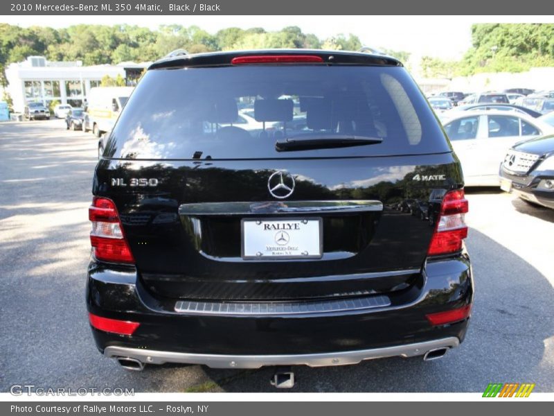 Black / Black 2010 Mercedes-Benz ML 350 4Matic