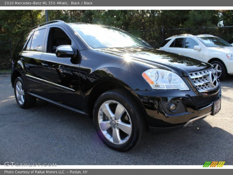 Black / Black 2010 Mercedes-Benz ML 350 4Matic