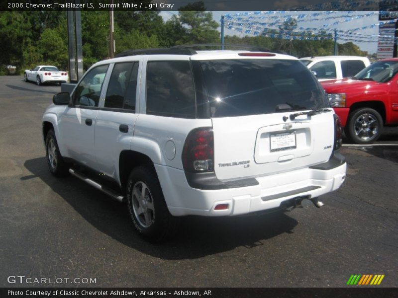 Summit White / Light Gray 2006 Chevrolet TrailBlazer LS