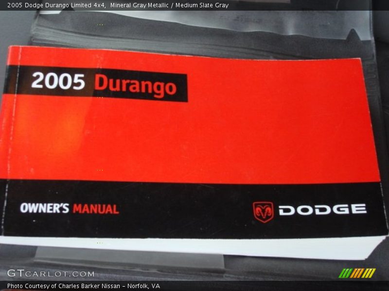 Mineral Gray Metallic / Medium Slate Gray 2005 Dodge Durango Limited 4x4