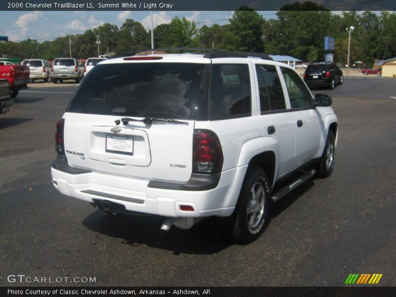 Summit White / Light Gray 2006 Chevrolet TrailBlazer LS